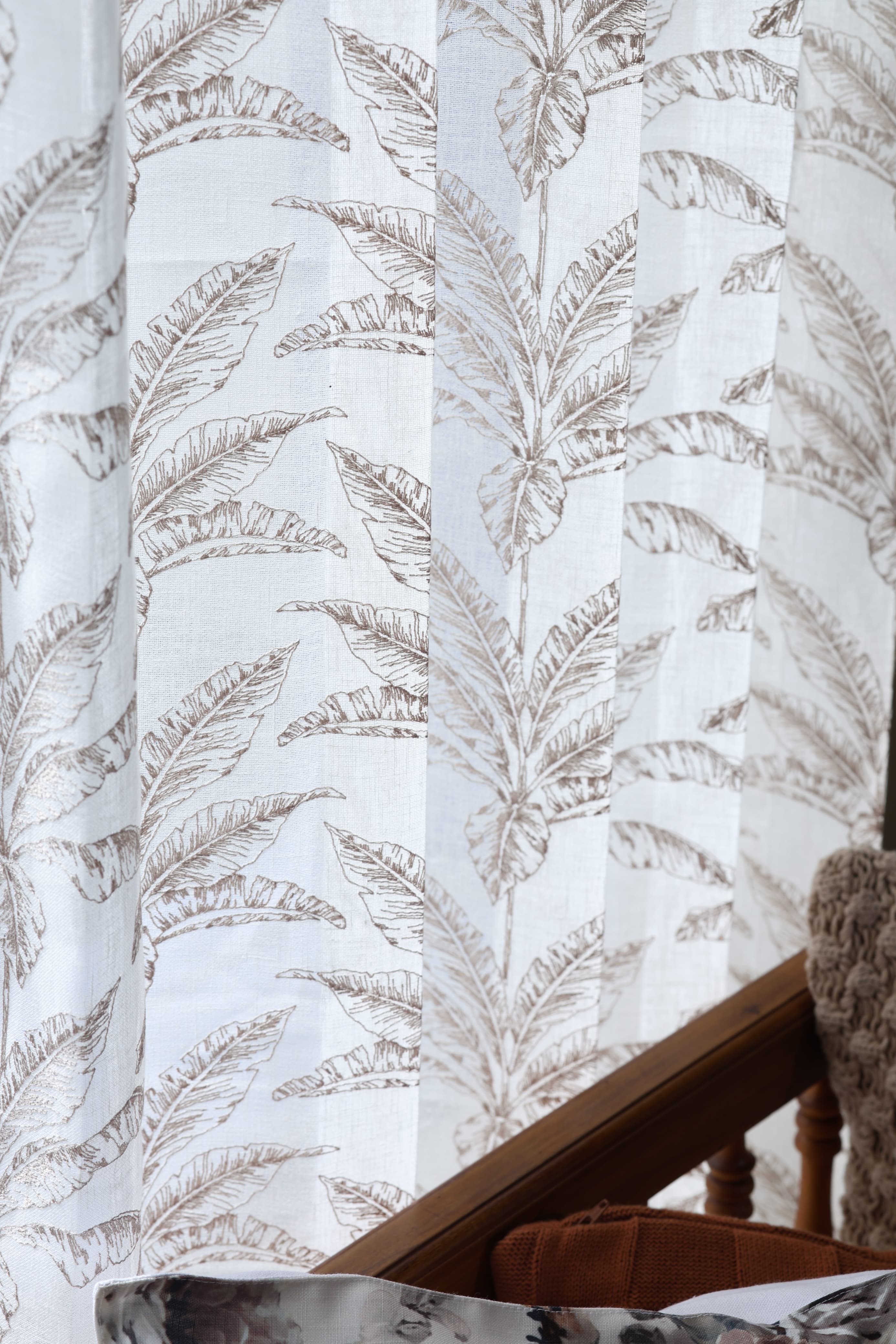 Premium Embroidery Sheer Curtain - Eleanor