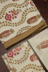 Bedsheets - Queen handblock rajwada print bedsheets