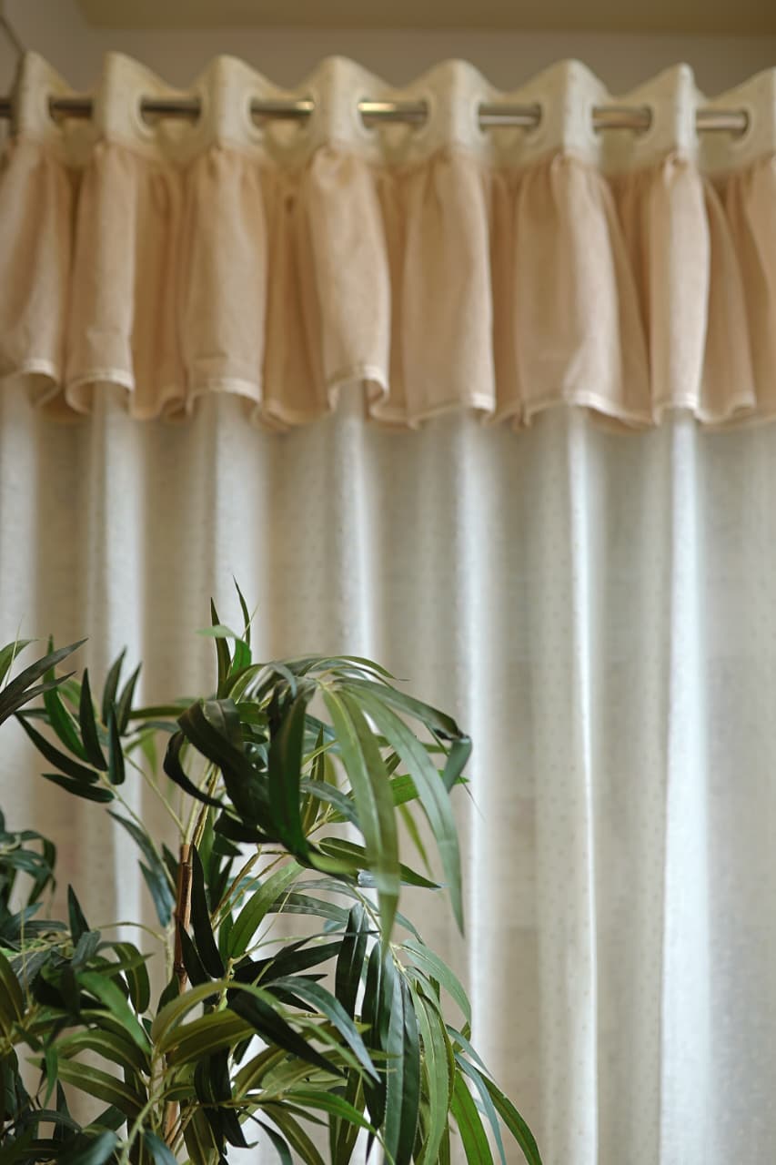 Curtains- Premium embroidered sheer curtains