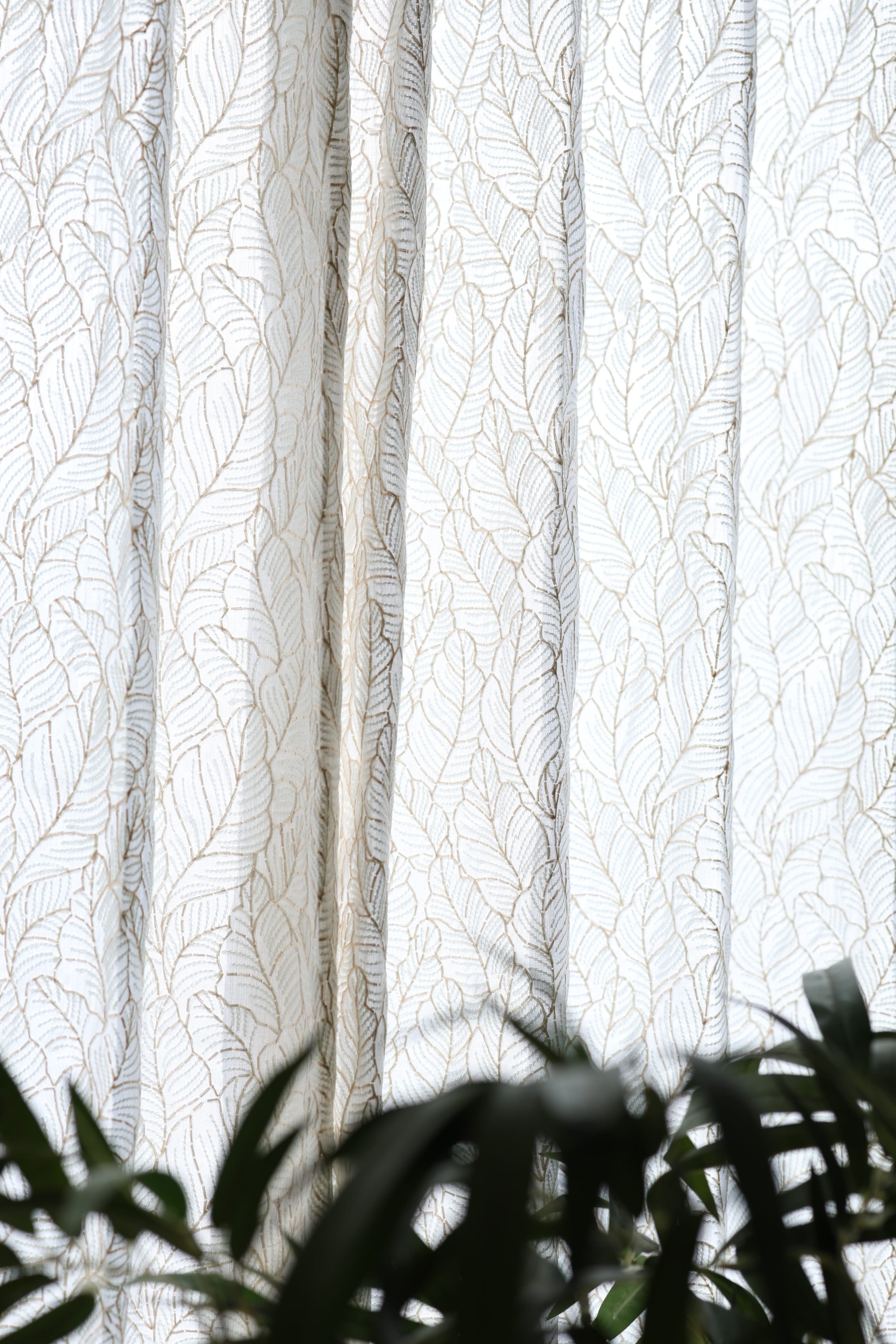 Curtains - Premium Embroidery sheer curtains cotton Zardozi