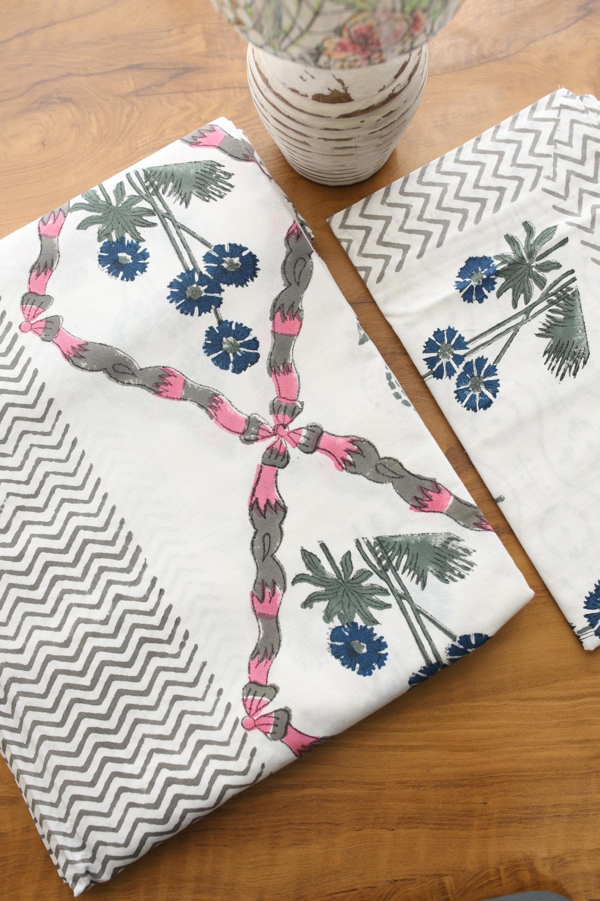 Bedsheets - king Handblock print bedsheets