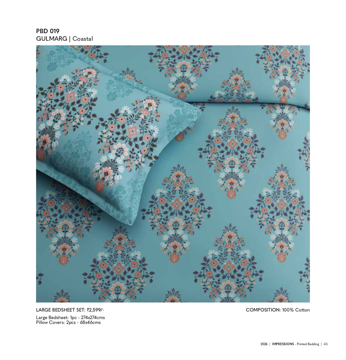 Bedsheets - king bedsheet set - premium soft cotton digital print Impressions