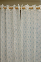 Curtain-Self printed semi transparent