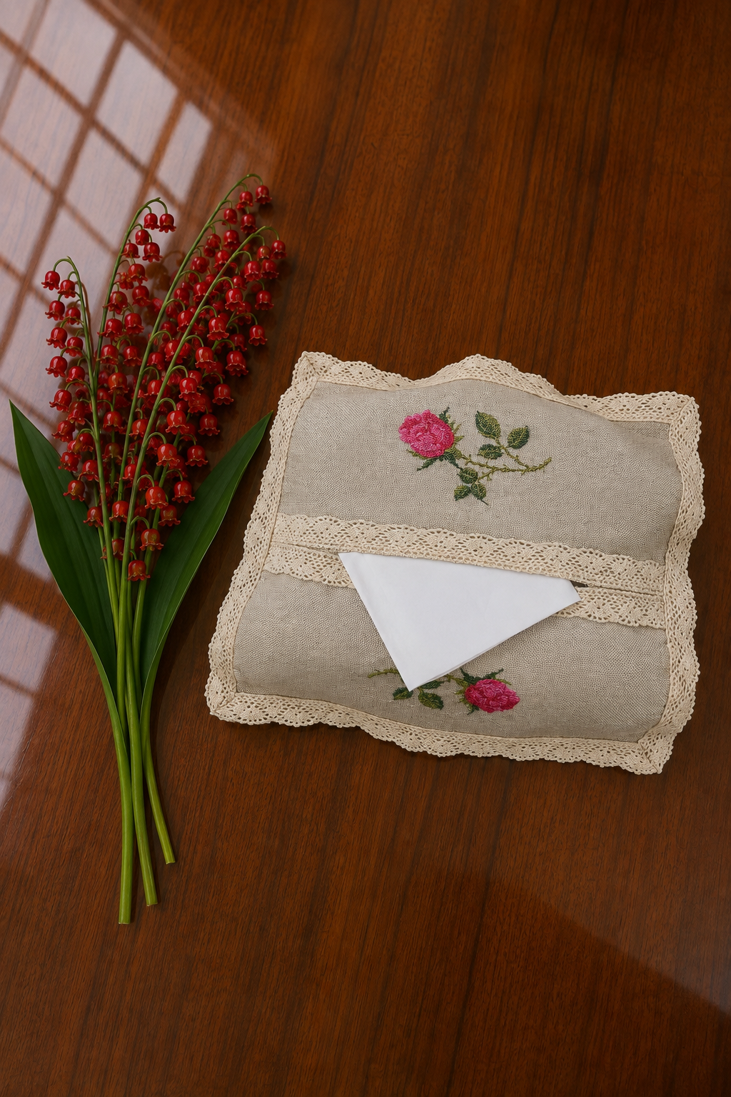 Tissue box covers - Dd cross stitch embroidery