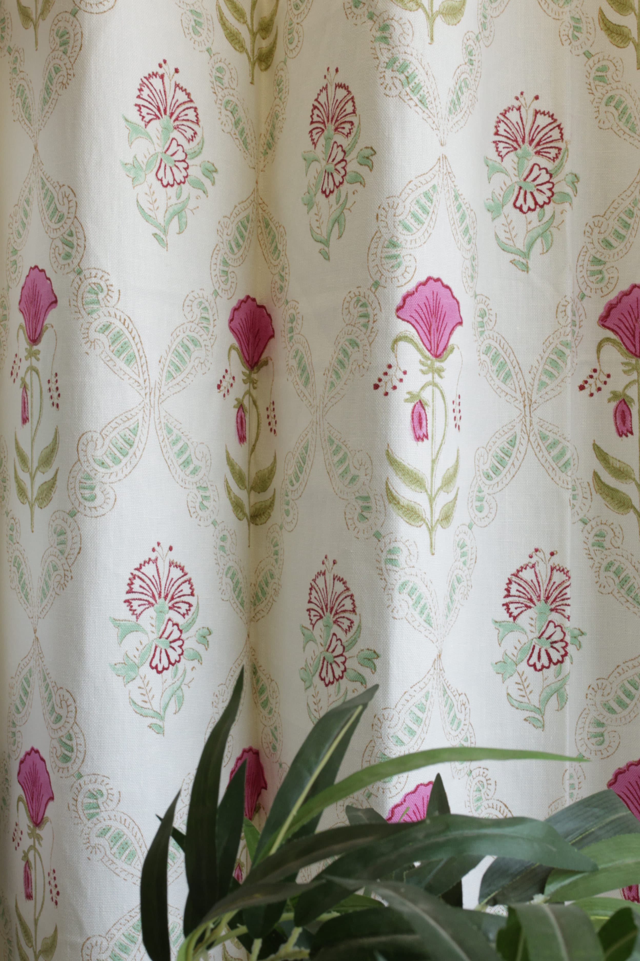 curtains-Handblock printed curtains