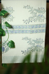 Handblock waffle towel