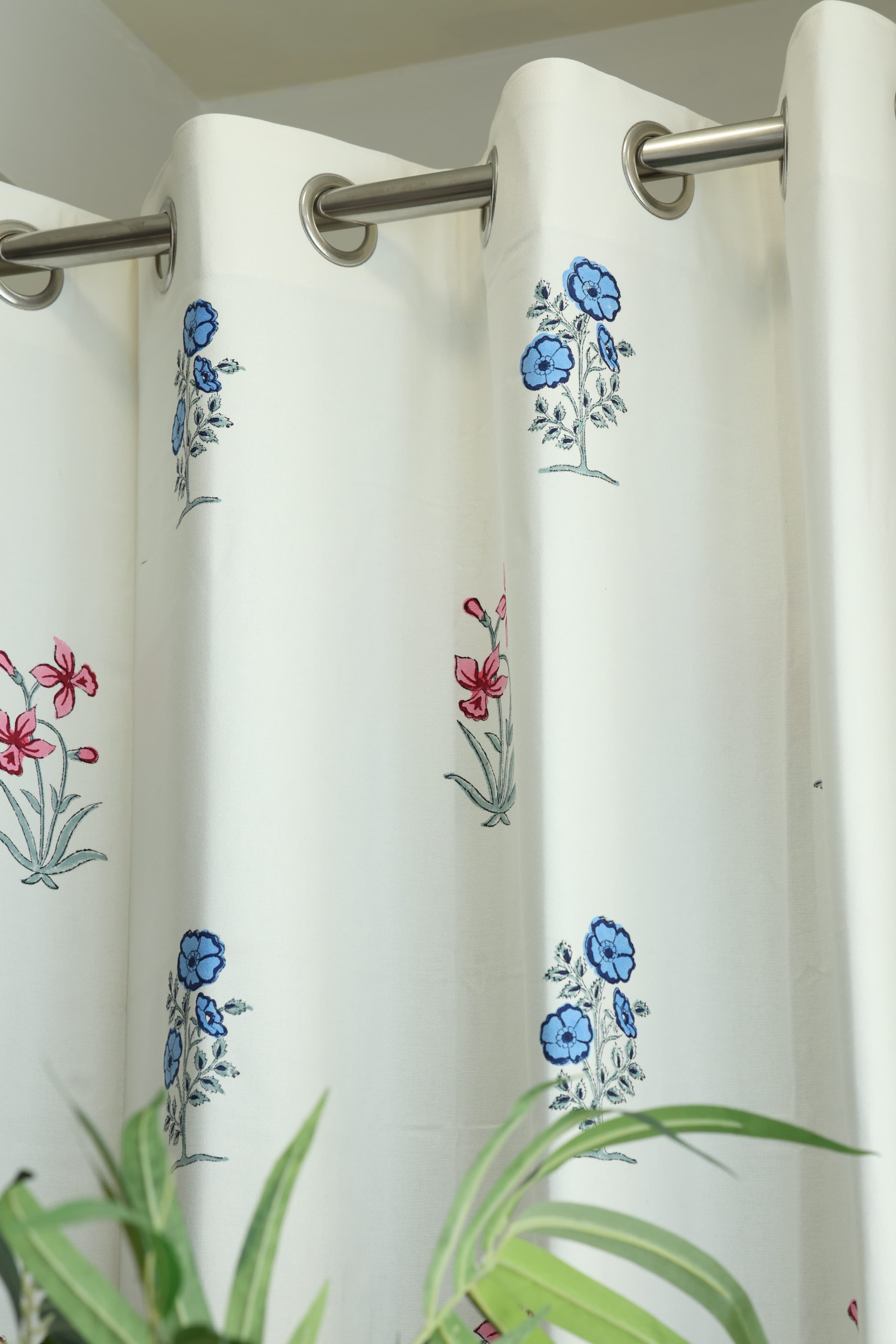 Curtains - Handblock printed curtains base