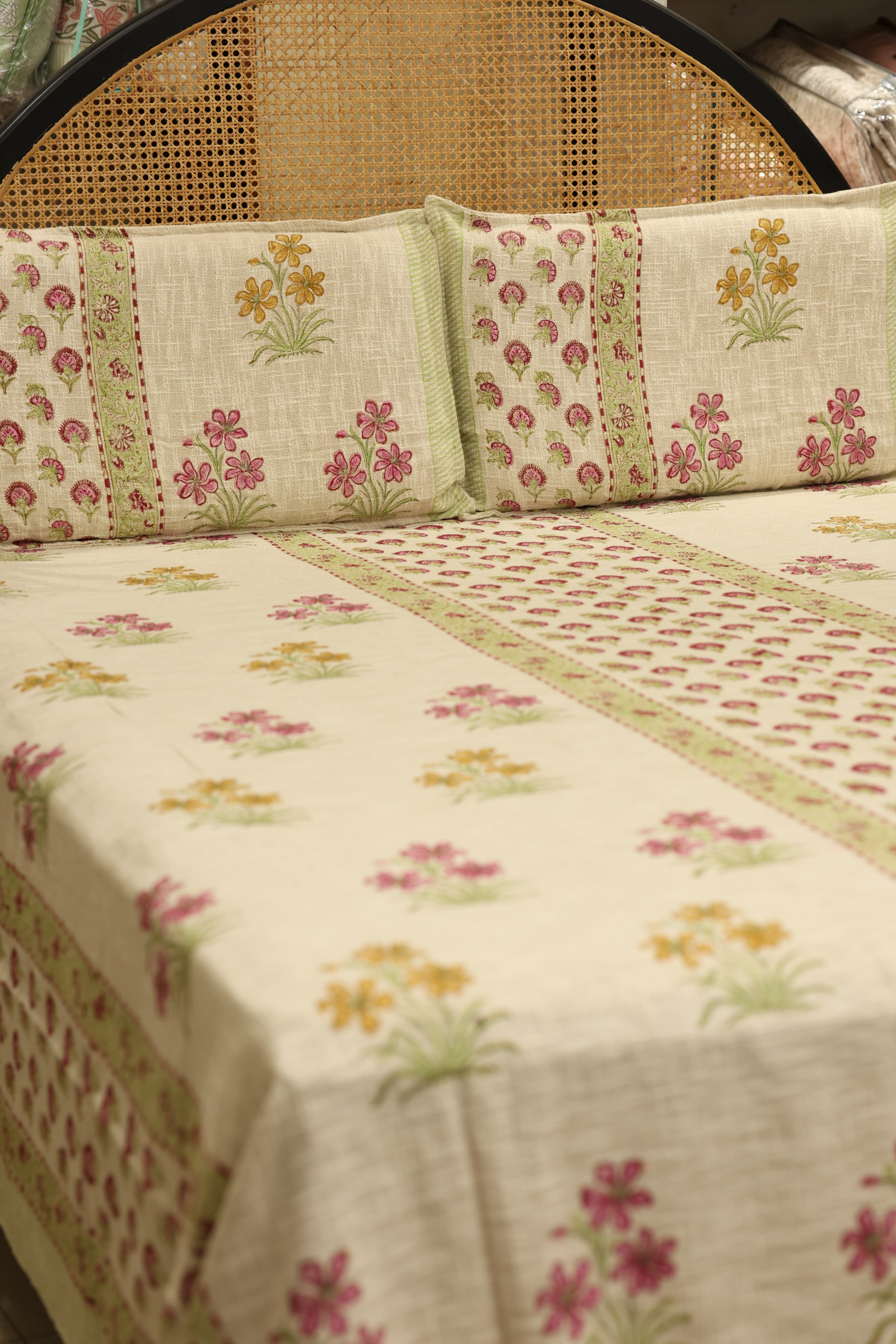 Spread : Handblock Jute Bedspread