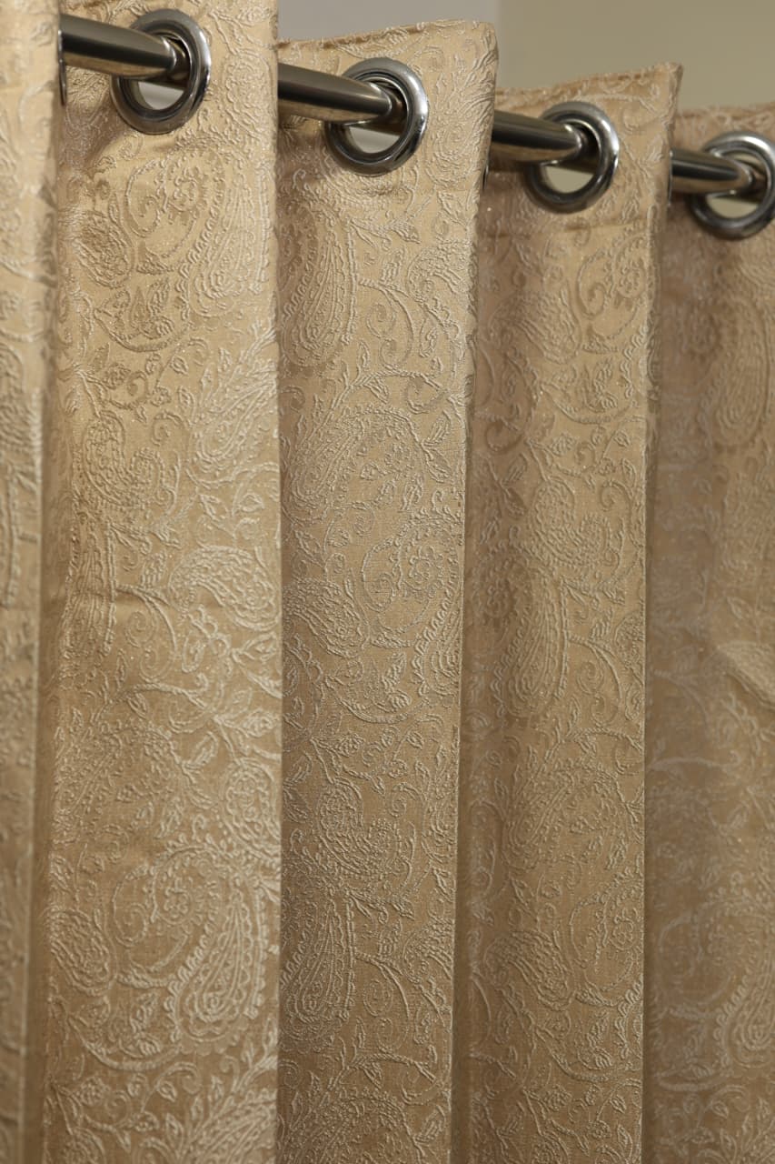 Curtains - Jacquard self printed curtains opaque