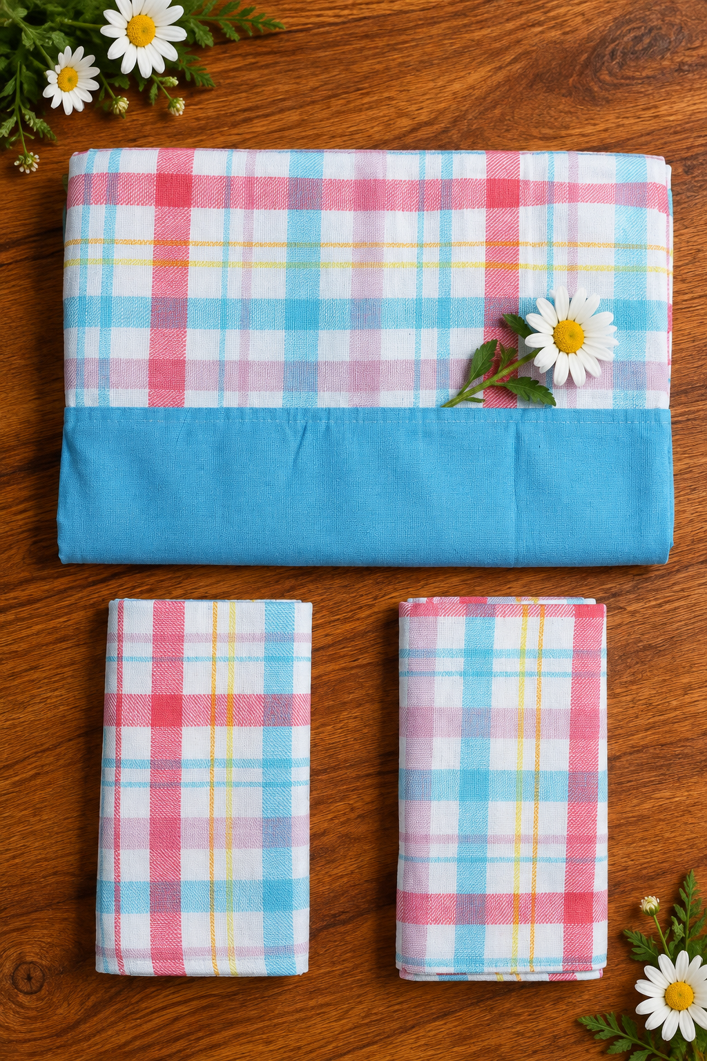 Bedsheets - King daily use border bedsheets