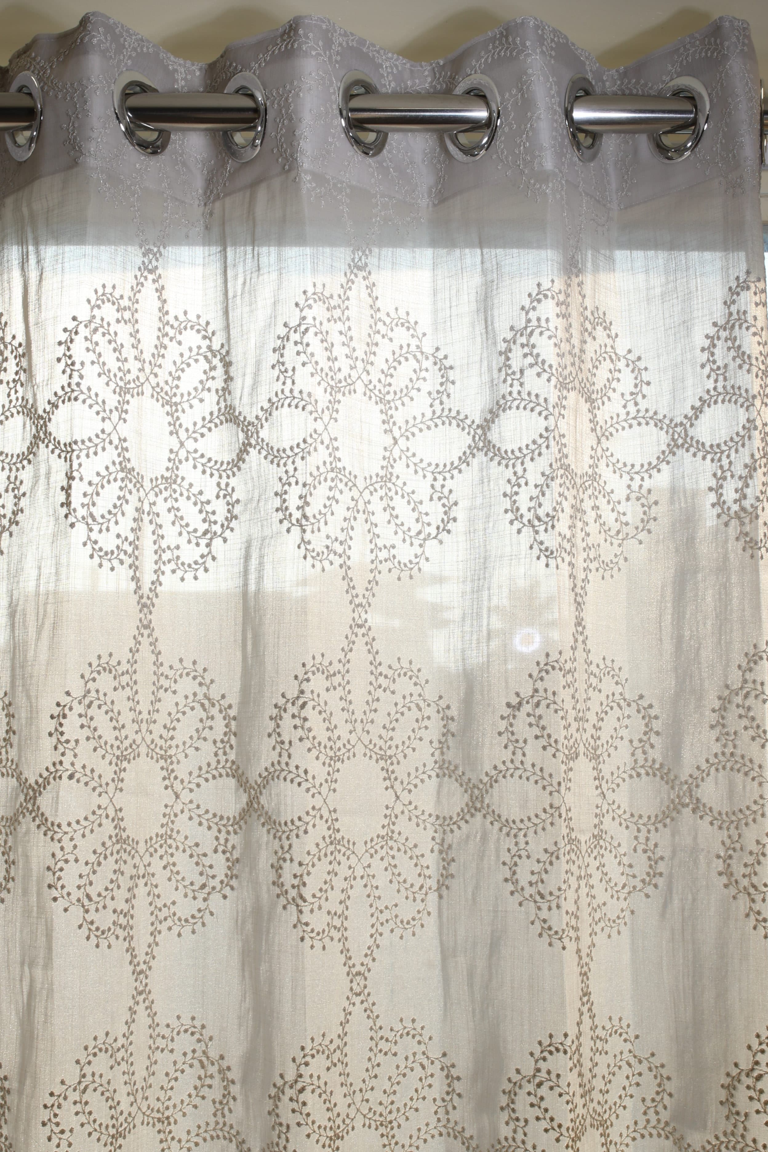 Curtains - Premium Embroidery sheer curtains tamhini prebooking zinnia