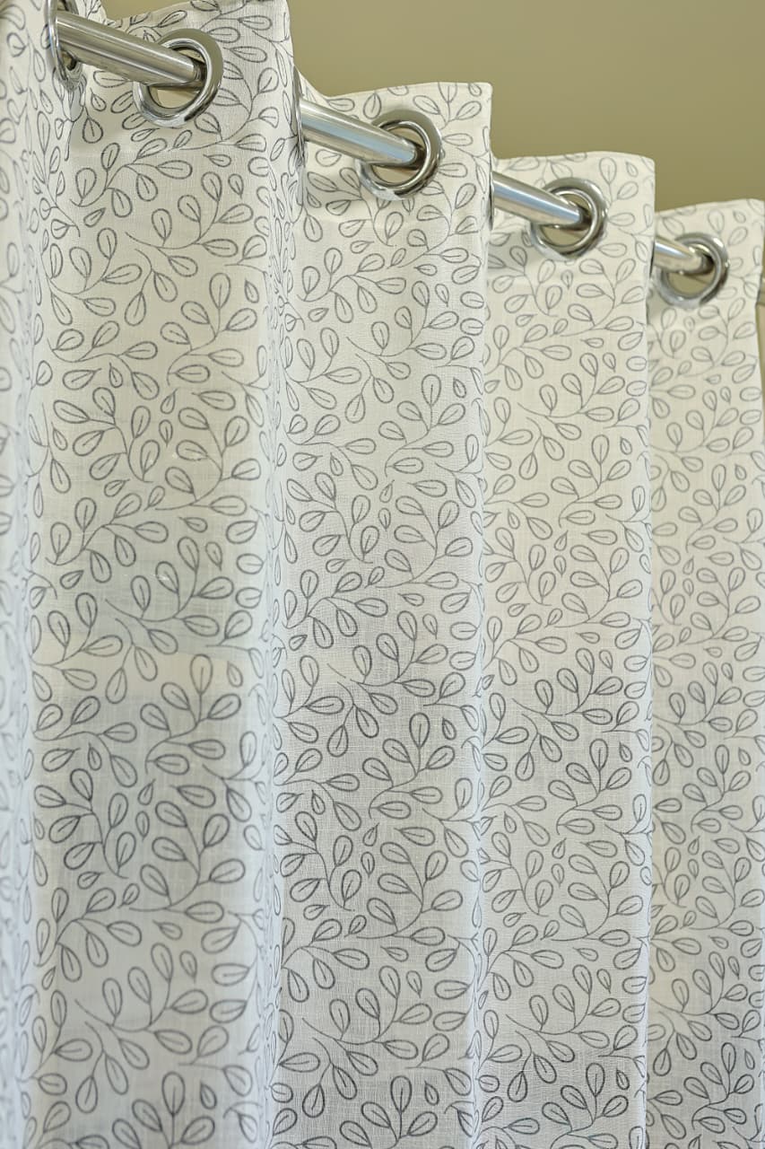 Curtains-Premium printed sheer curtains
