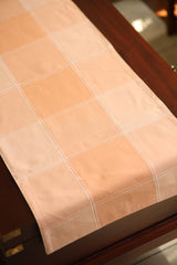 Checks Table runners - Cotton Runners,colour: orange