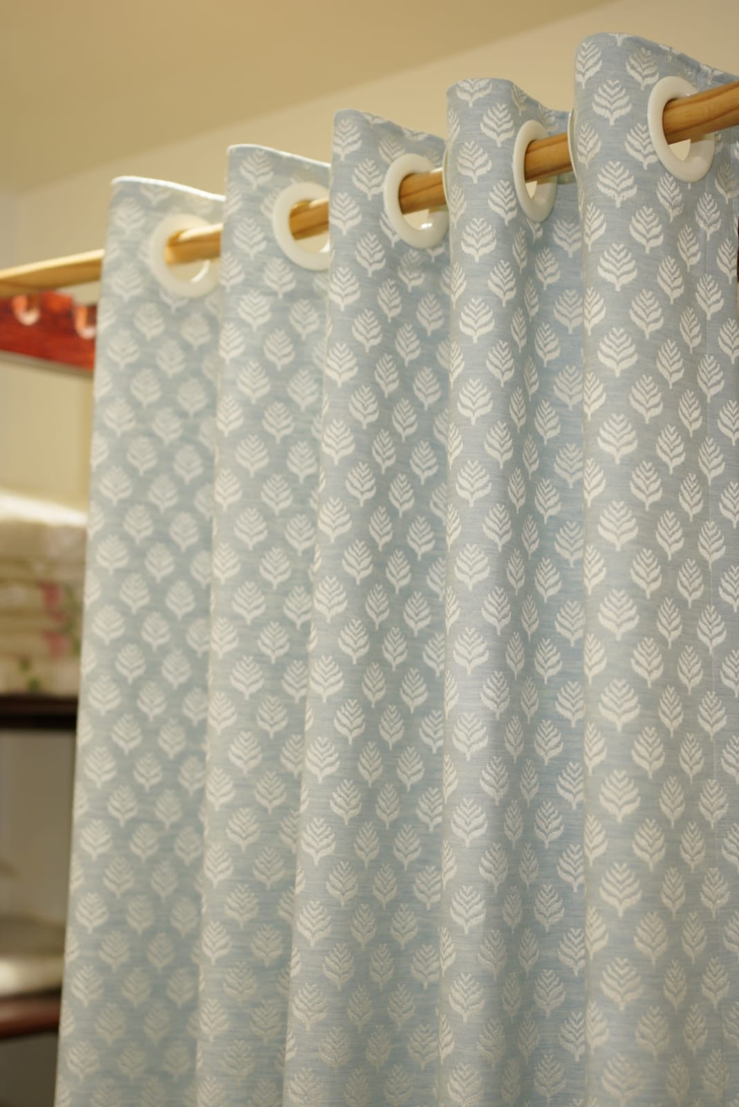 Curtains-Opaque self designer curtains