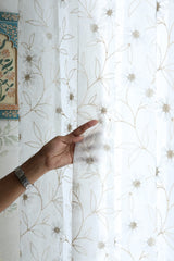 Premium Embroidery Sheer Curtain - Grace