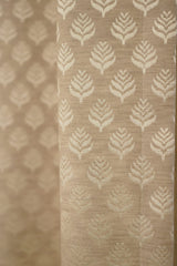 Curtains-Opaque self designer curtains
