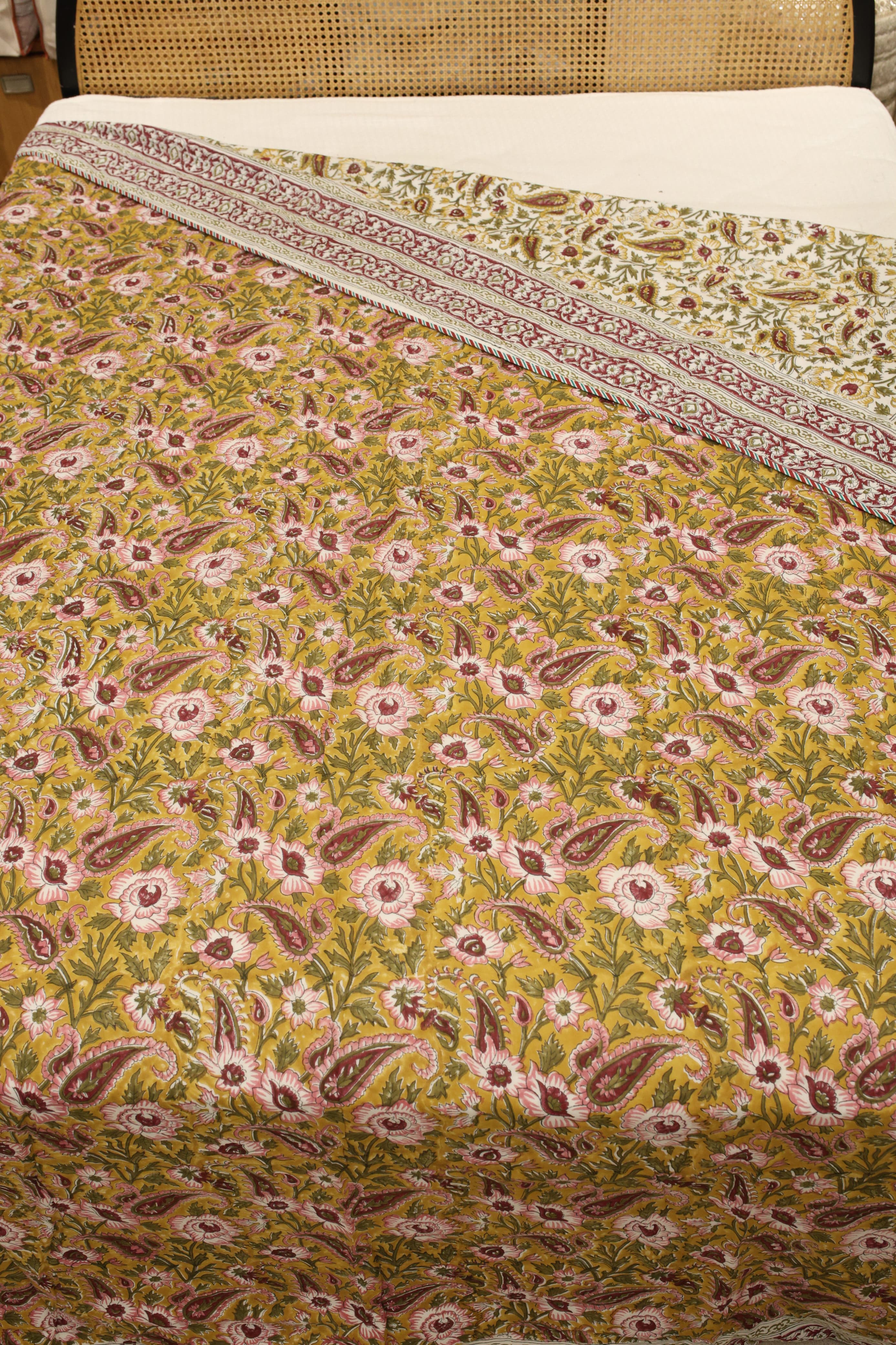 Double dohar / Blanket - Mughal handblock print