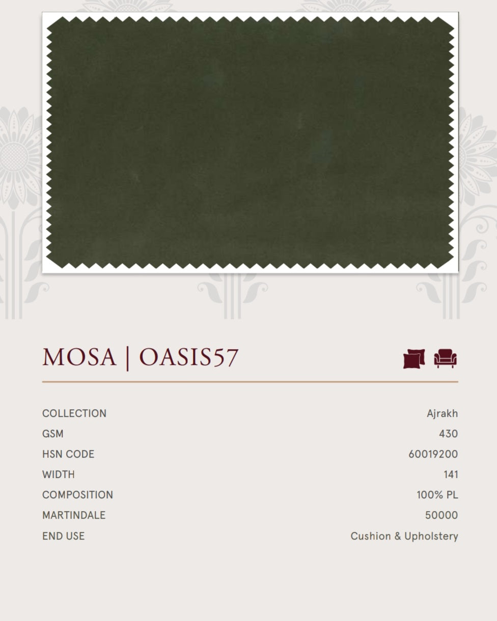 Upholstery fabrics -Ajrakh(Mosa)