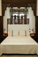 Bedsheets - Queen premium Machine Embroidery Bedsheet multi
