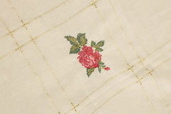 Table Cloth Cross Stitch embroidery - Onam