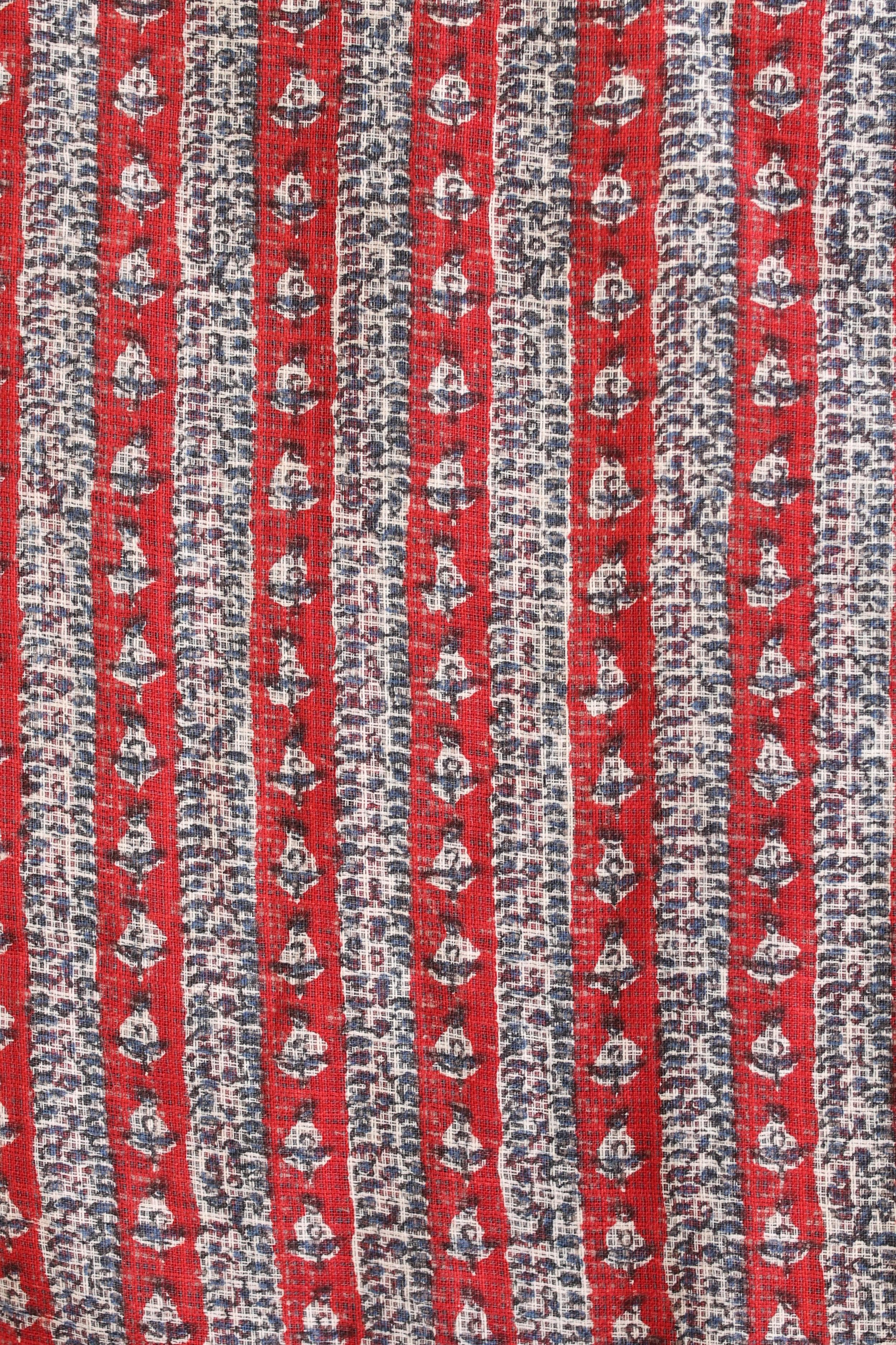 Fabric - Handblock printed kota fabrics (will cut based on quantity number) kurti offer sale