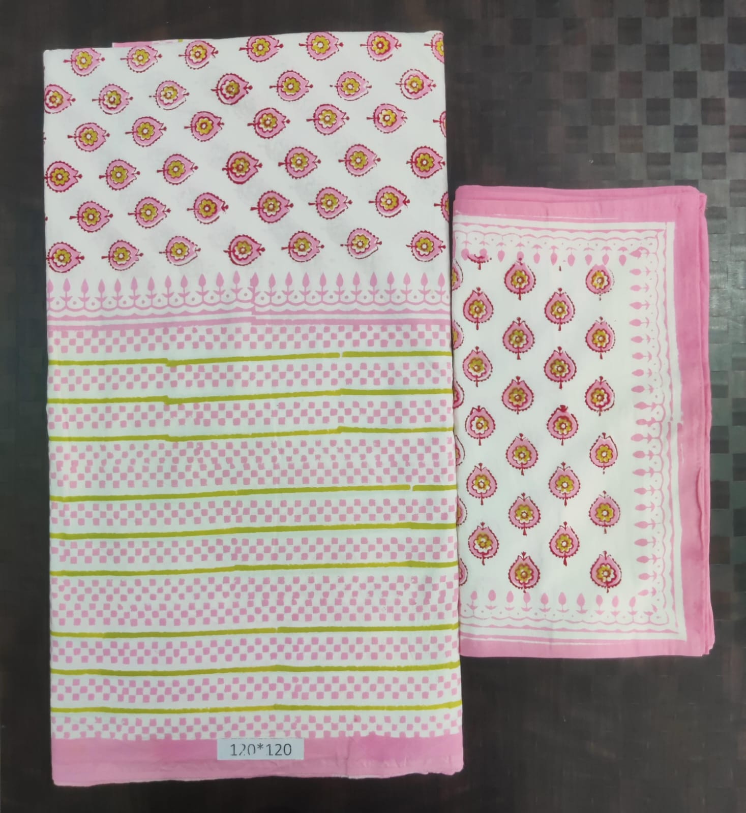 Bedsheets:Super king Handblock bedsheets