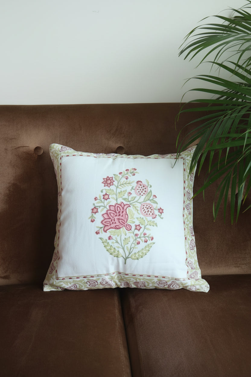 Cushion Cover | Handblock Cushion Cover 16*16 inches