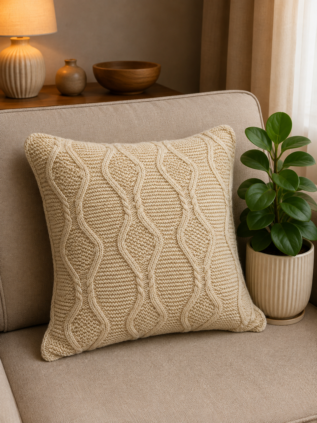 Pluchi - cushion cover (Desert Sand)