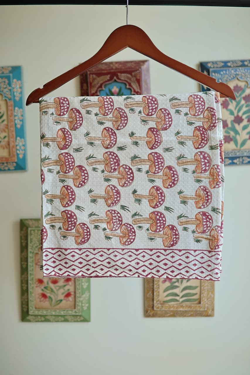 Kids Handblock waffle towel