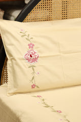 Bedsheets - King Premium Machine embroidery bedsheets MEK