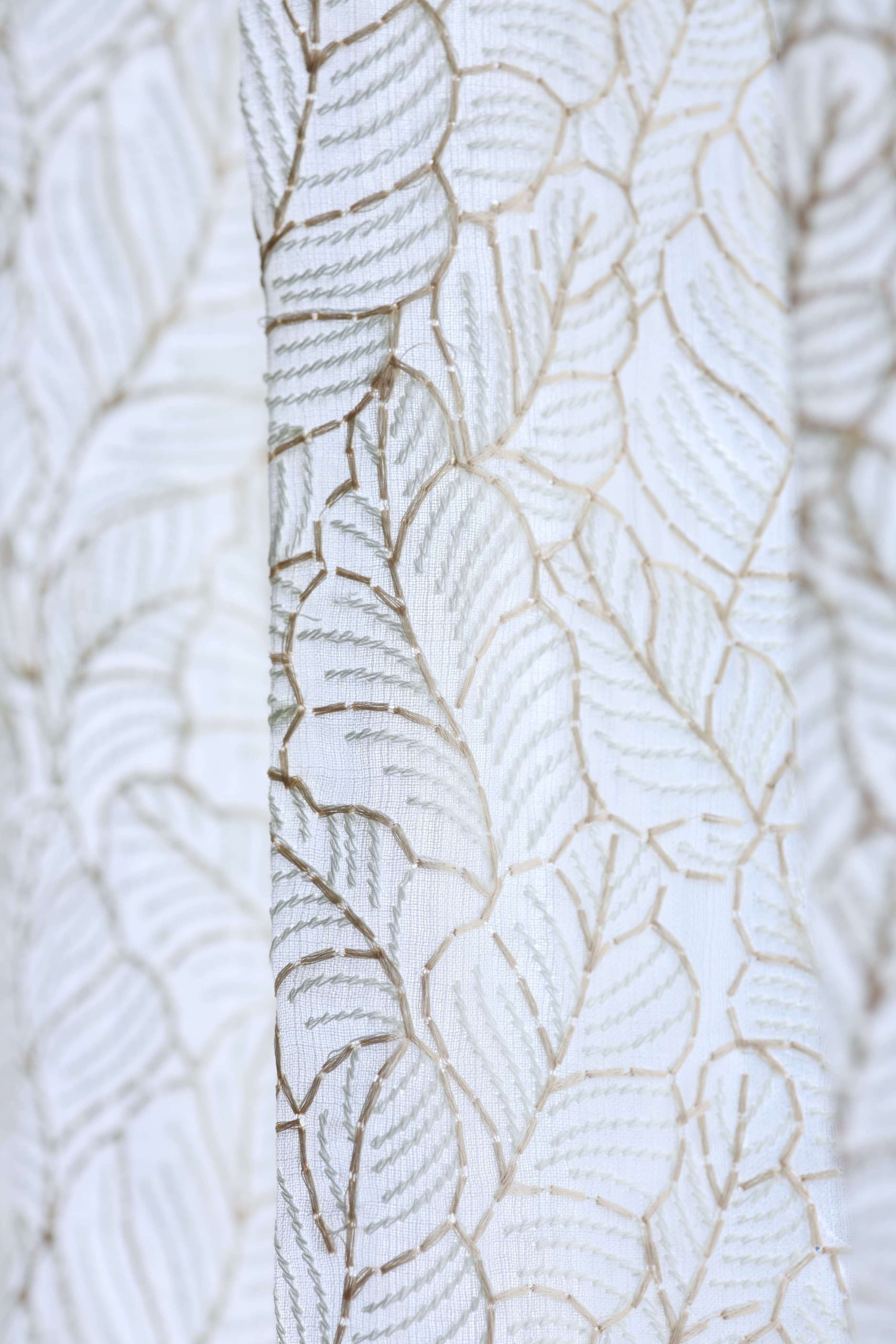 Curtains - Premium Embroidery sheer curtains cotton Zardozi