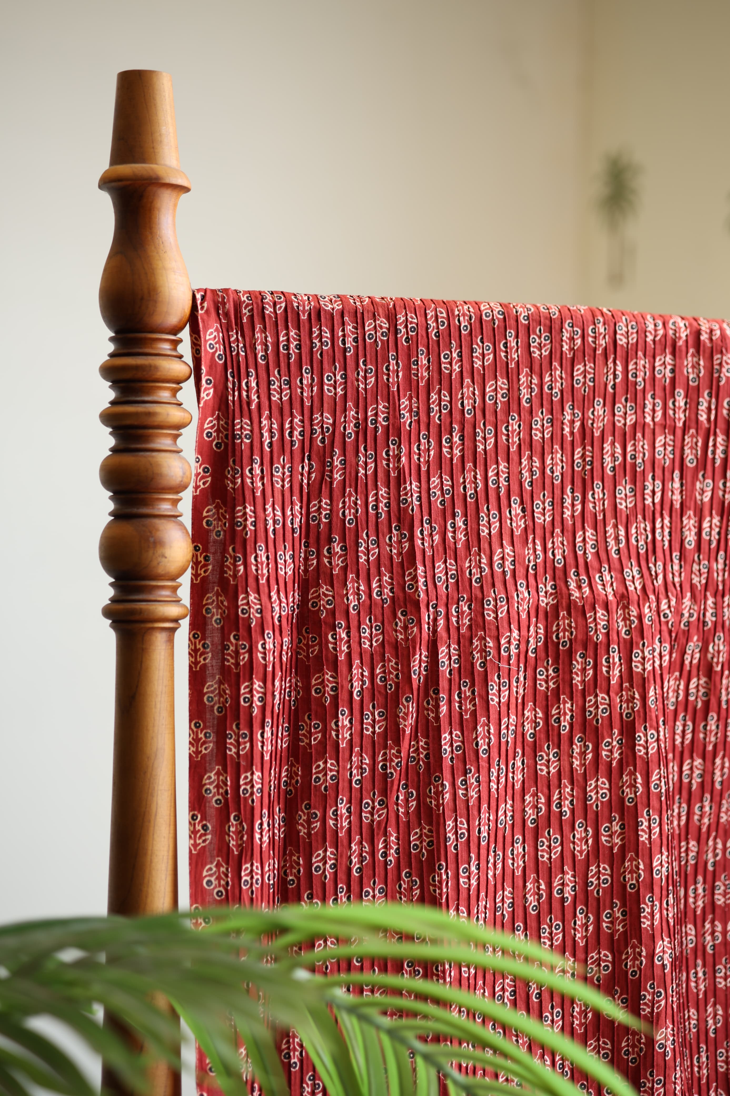 Fabrics - pintuck Handblock kurti cotton fabric offer sale