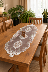 Table Runner - Net embroidery / Table centre