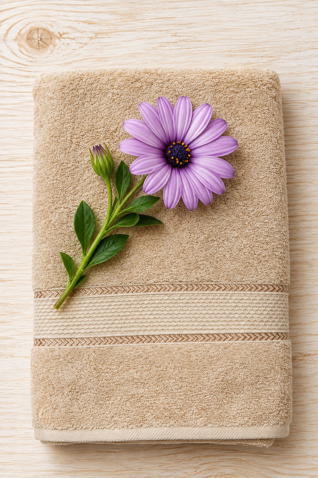 Towels :Turkey towel (Buff Beige)