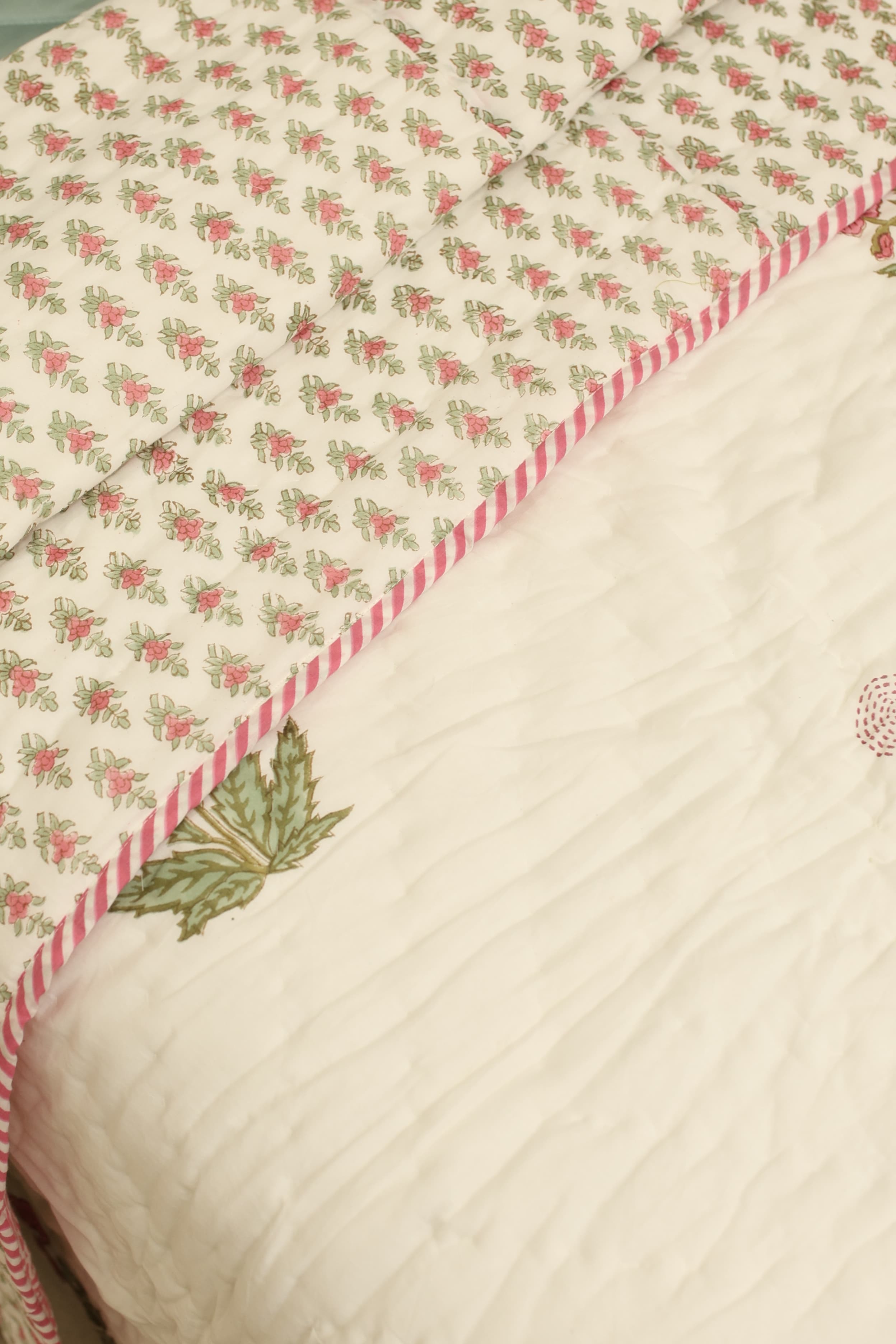Premium Cotton handblock Print Double Quilt