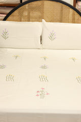 Bedsheets - King Premium Machine embroidery bedsheets MEK