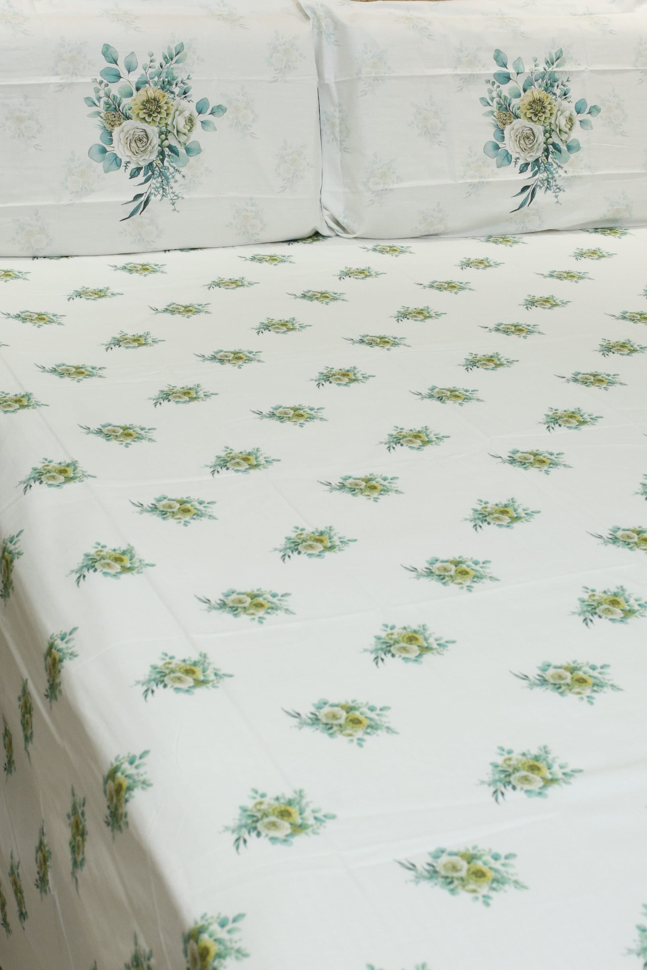 Bedsheets - King premium soft cotton bedsheet Digital Print DD   VATIKA