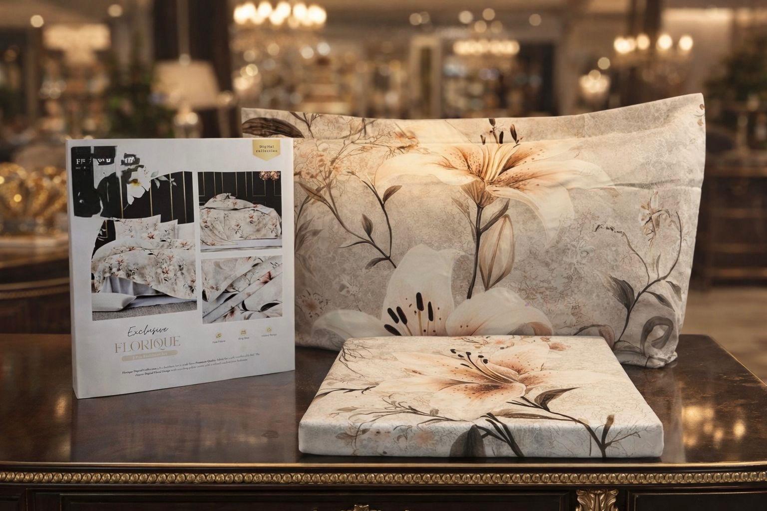 Bedsheets - Premium soft cotton digital print florique bedsheets