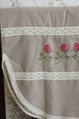 Chair / sofa back - cross stitch embroidery 3+2