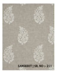 Fabric only Curtains -Premium embroidered designer curtains opaque