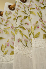 Curtains-Premium embroidery designer sheer curtains
