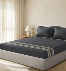 Bedsheets - King Premium machine embroidery bedsheets Sansaar : Saembro