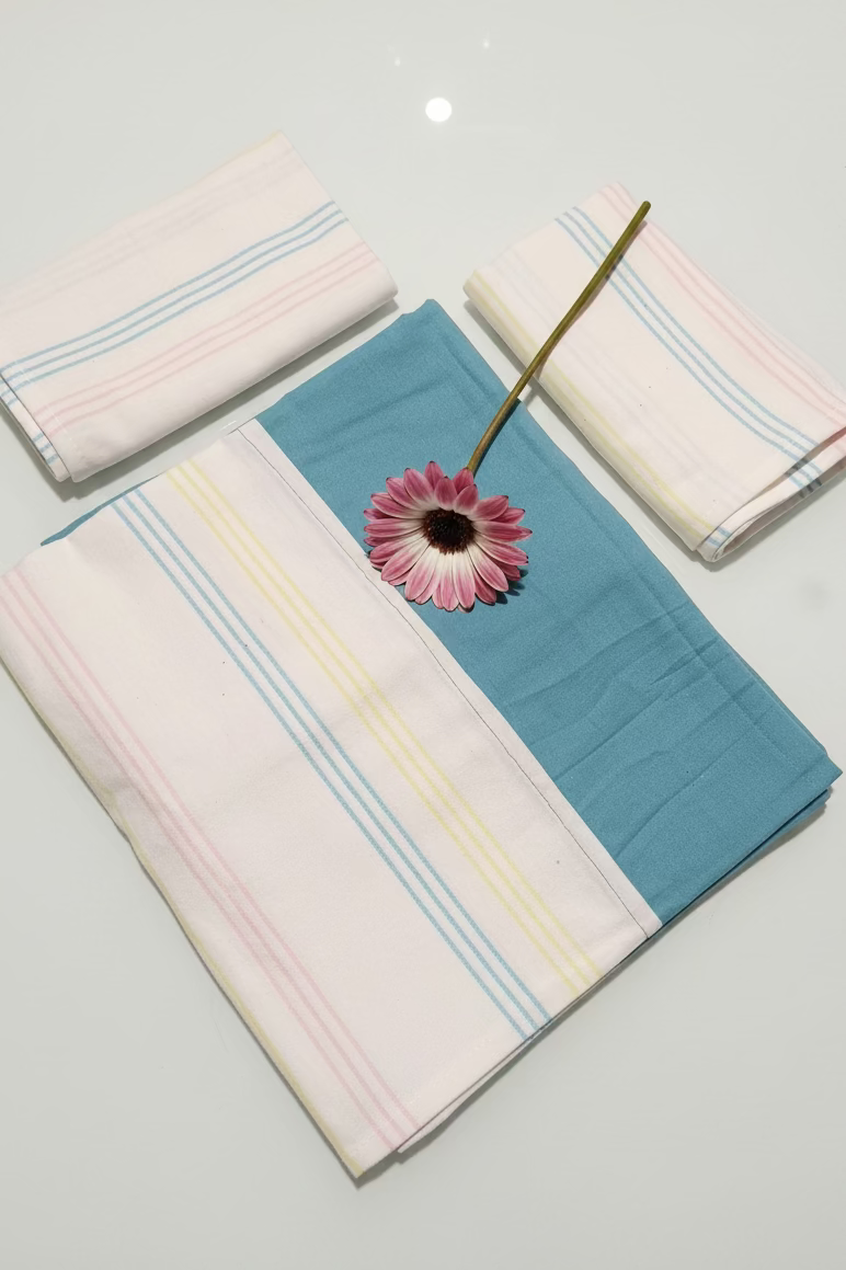 Bedsheets-Queen daily use border bedsheets
