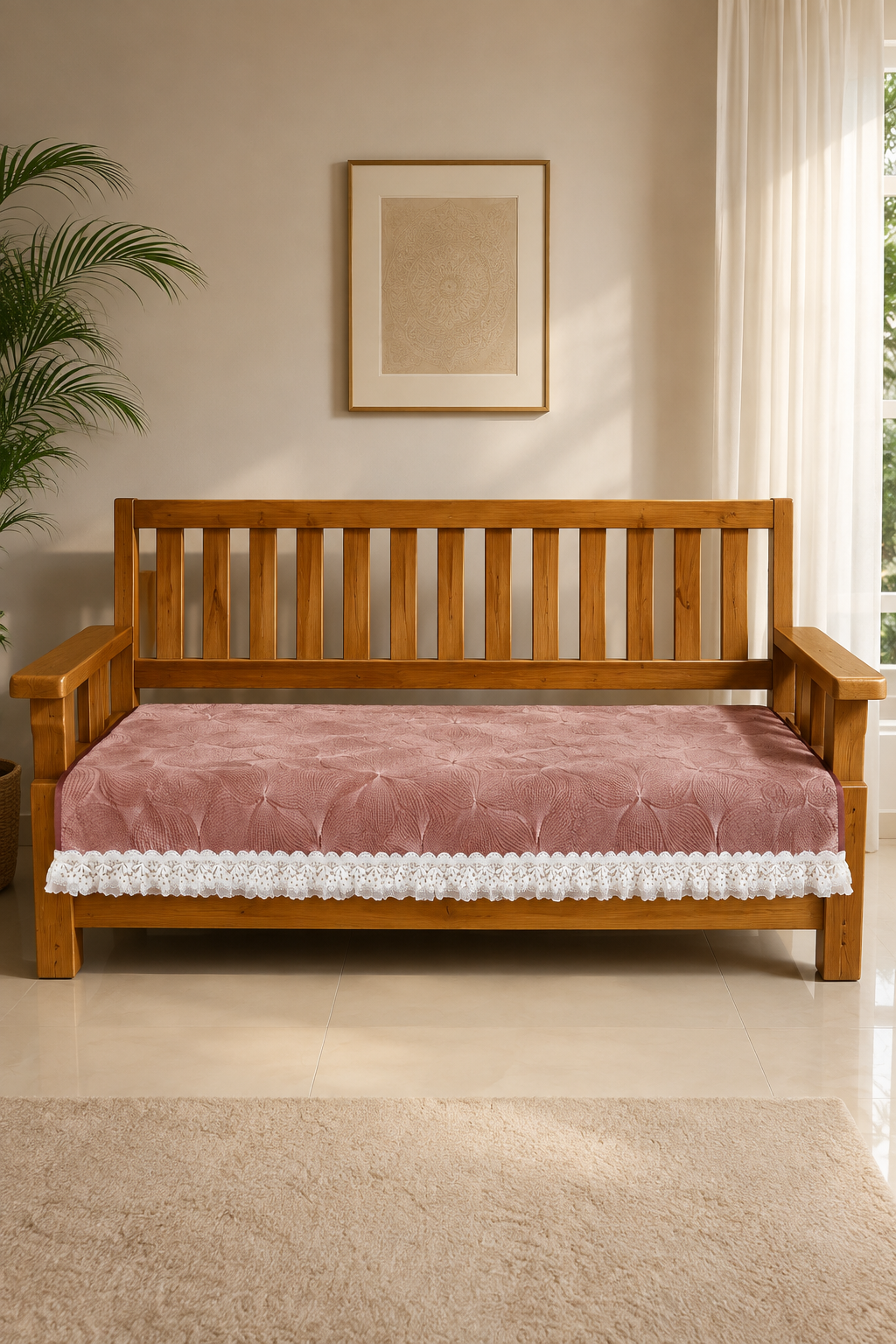 Sofa protector -  description (Colour : Rose Gold)