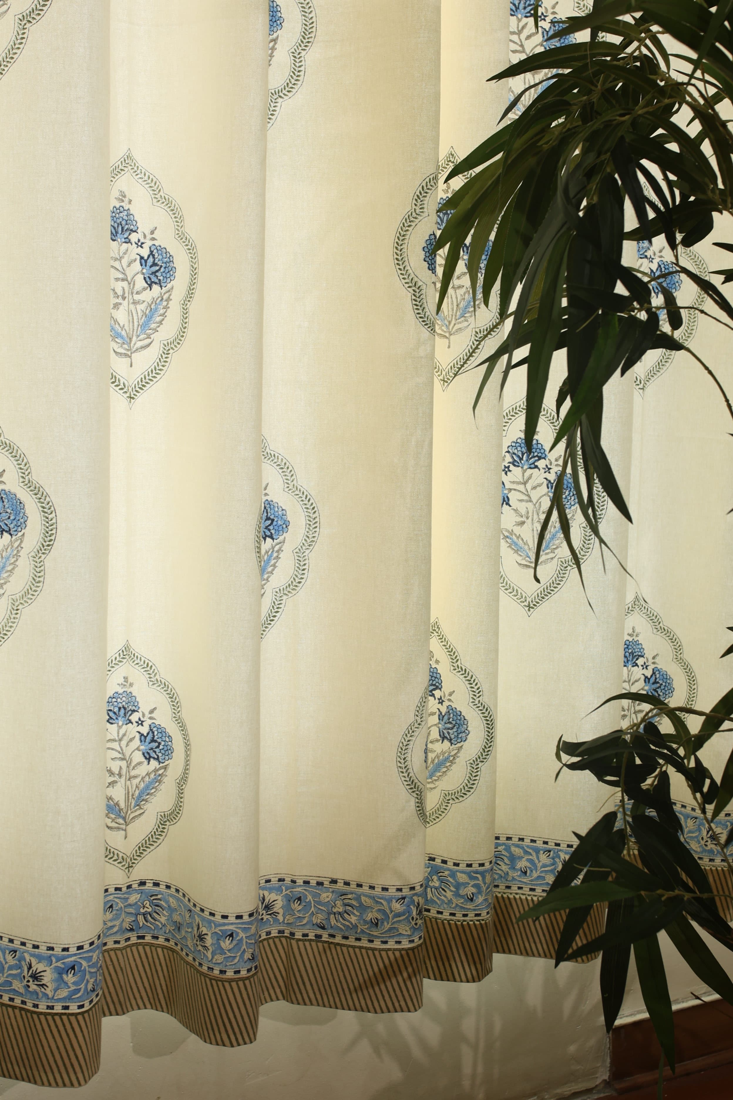 Curtains - Handblock printed curtains