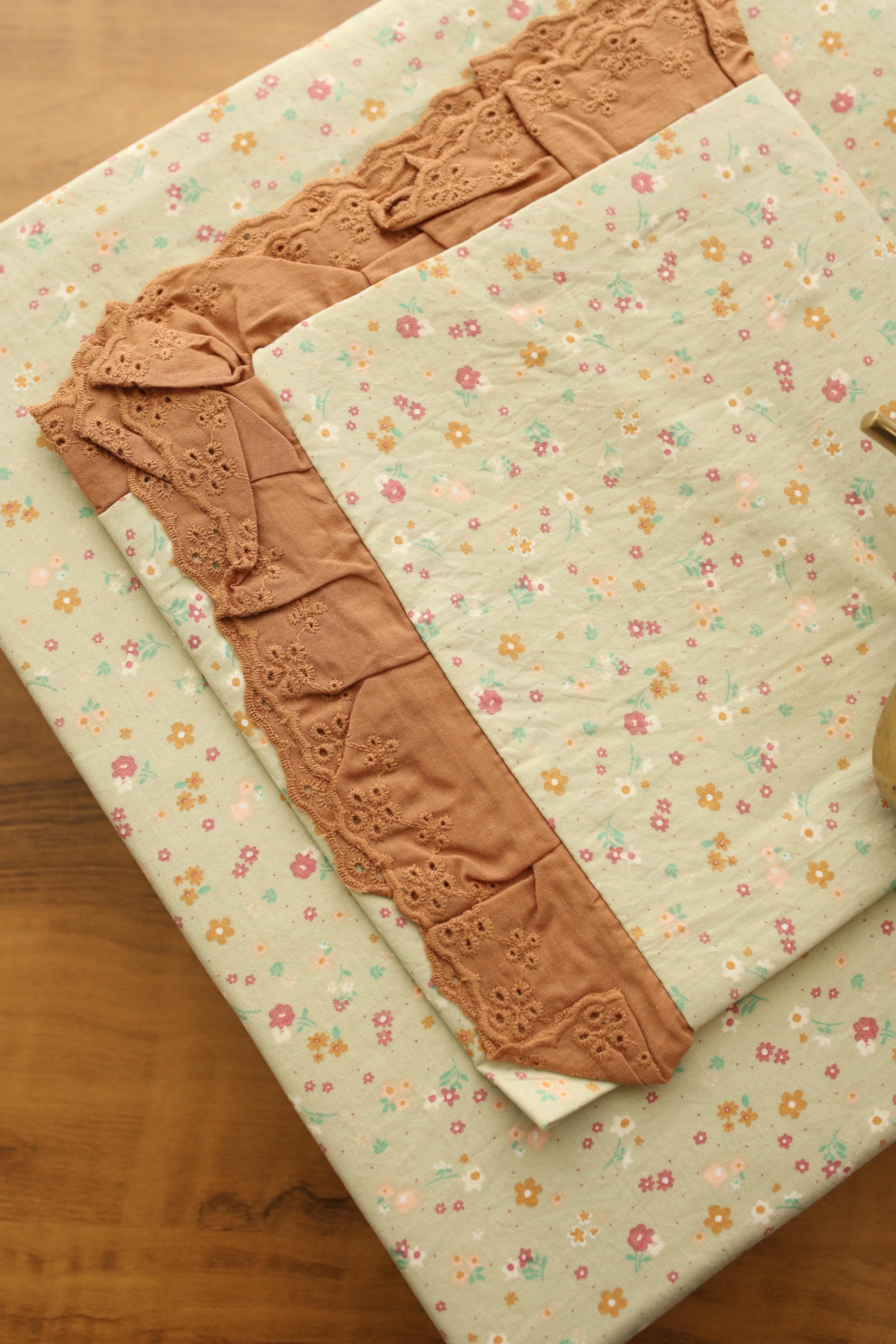 Bedsheets - Premium King soft cotton lace bedsheets majestic