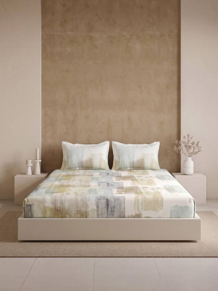 Bedsheets - Queen premium soft cotton bedsheet Digital print DD VEGA