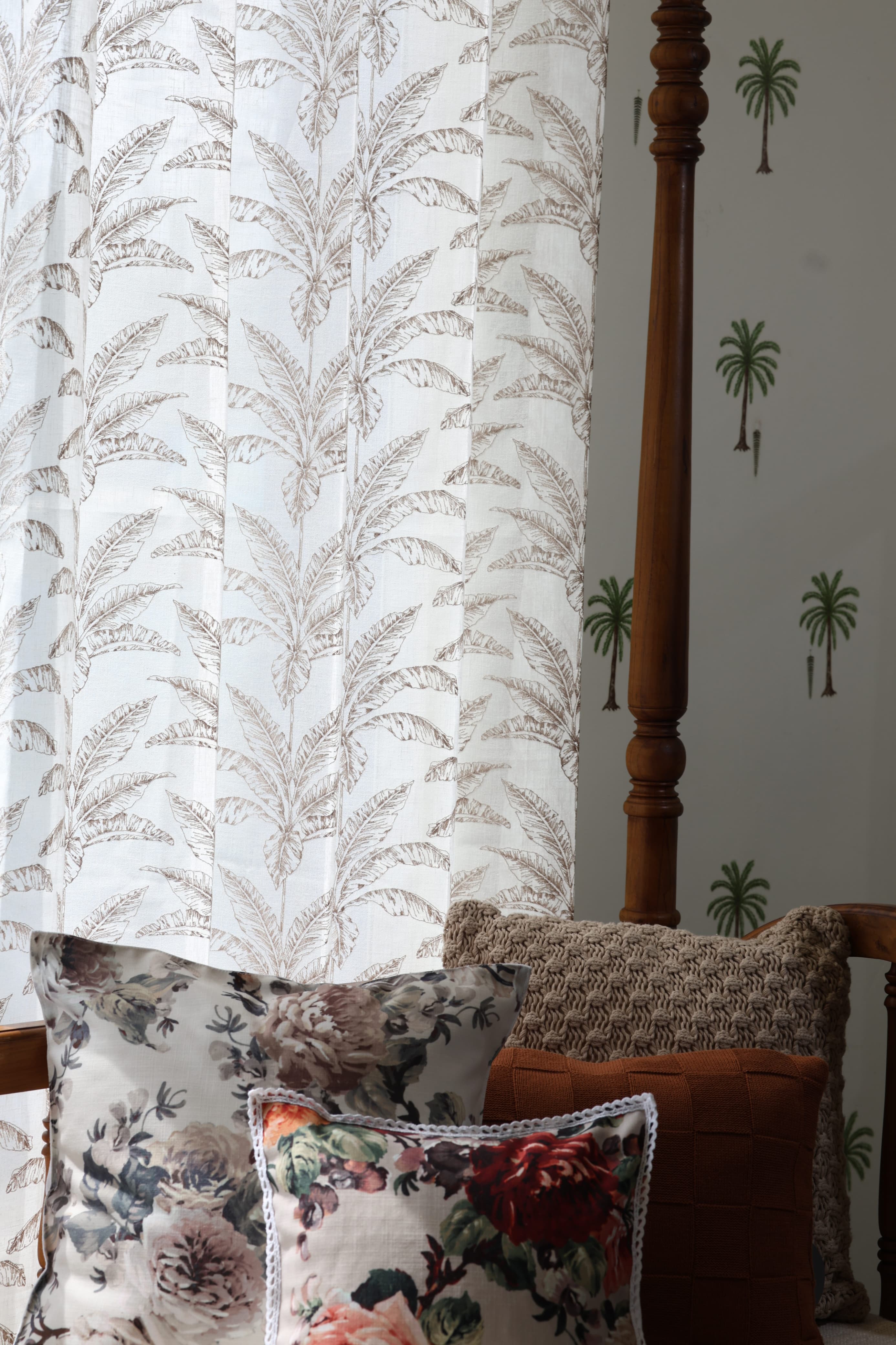 Premium Embroidery Sheer Curtain - Eleanor