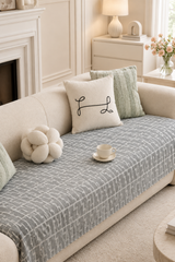 Sofa protector ( meter per) description 𝗔𝗻𝘁𝗶 𝗦𝗸𝗶𝗱(light slate gray)