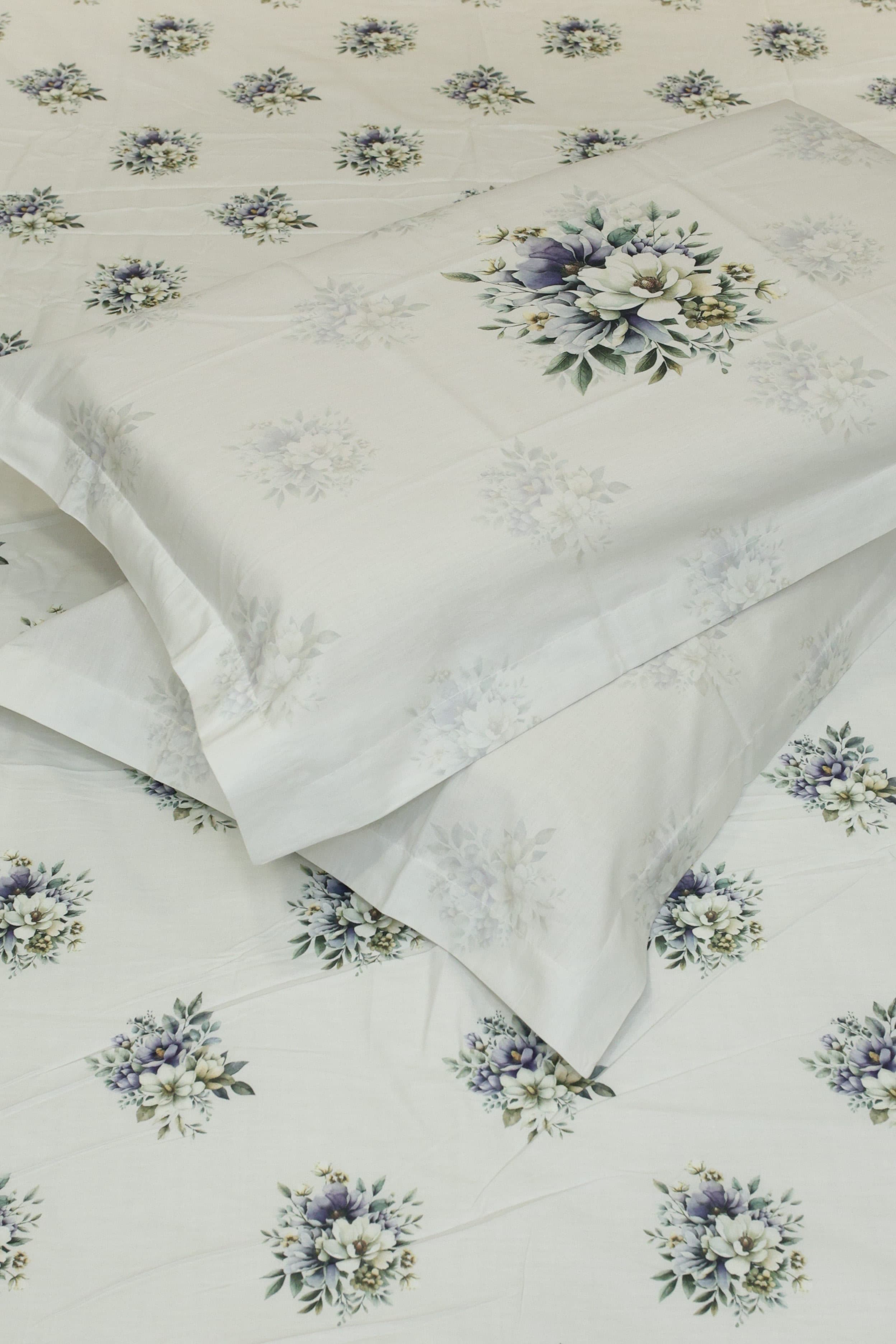 Bedsheets - King premium soft cotton bedsheet Digital Print DD   VATIKA